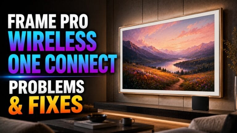Samsung Frame Pro wireless One Connect problems