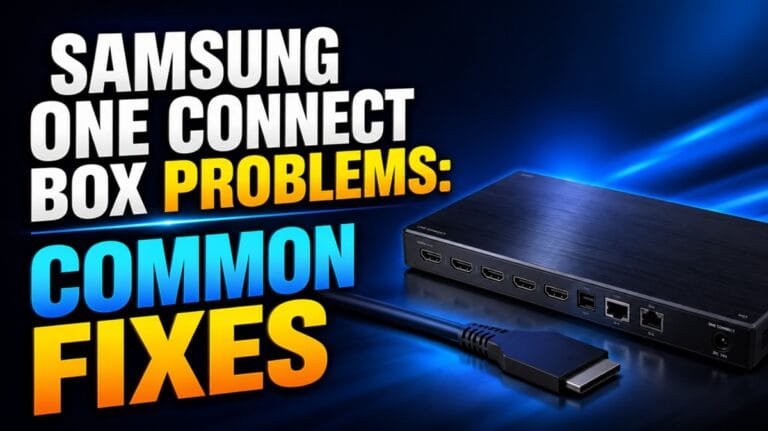 Samsung One Connect Box Problems: Common Fixes