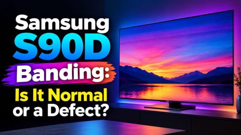 Samsung S90D Banding: Is It Normal or a Defect?