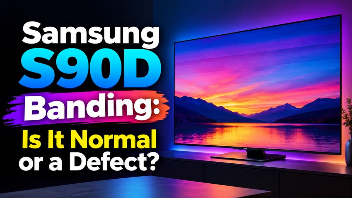 Samsung S90D Banding: Is It Normal or a Defect?