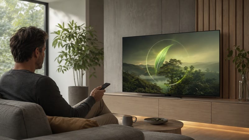 Sony BRAVIA power and Eco settings menu