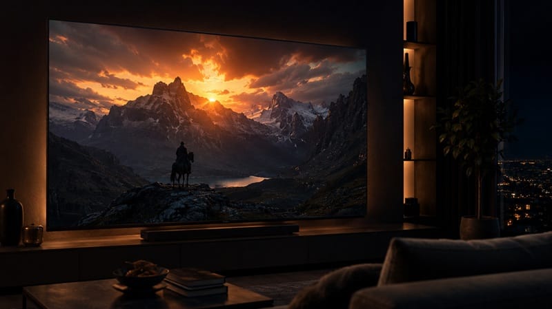Sony K-75XR70M2 picture quality — HDR movie scene contrast