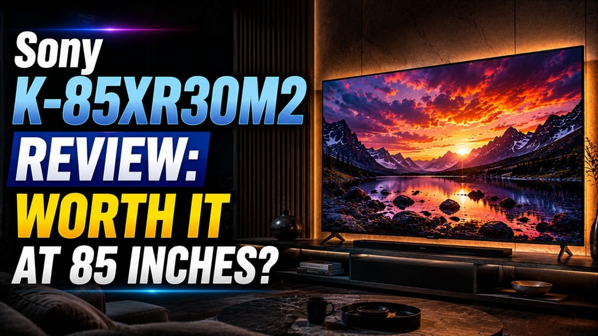 Sony K-85XR30M2 Review