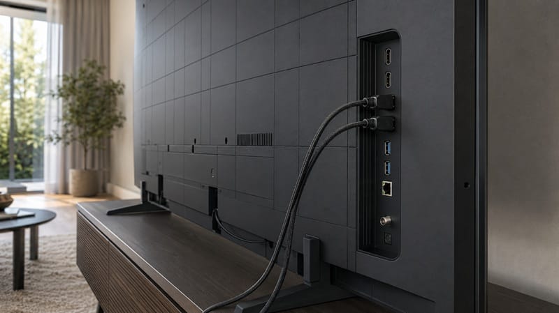 Sony K-85XR30M2 rear HDMI 2.1 ports