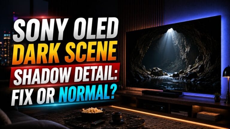Sony OLED Dark Scene Shadow Detail