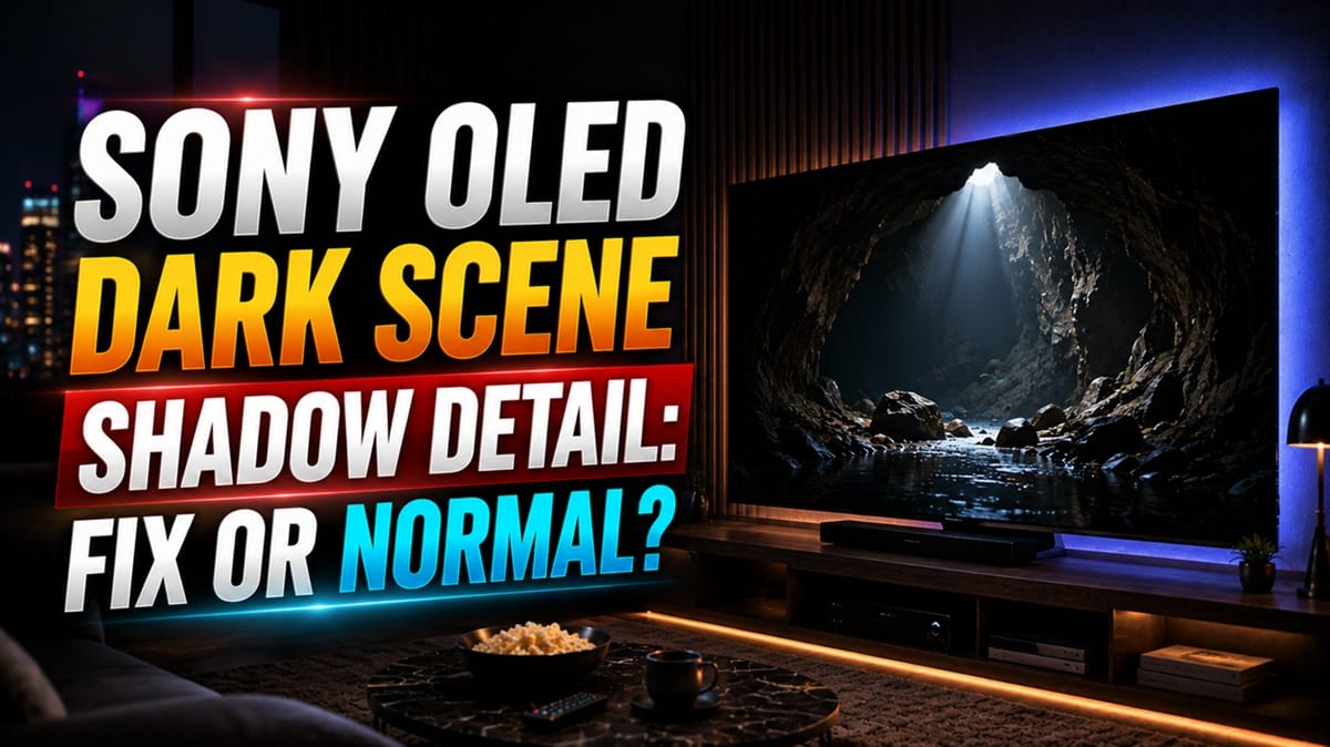 Sony OLED Dark Scene Shadow Detail