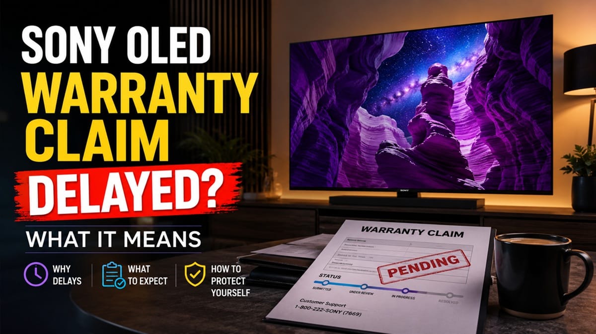 Sony OLED Warranty Claim Delayed? What It Means