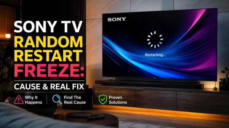 Sony TV Random Restart Freeze