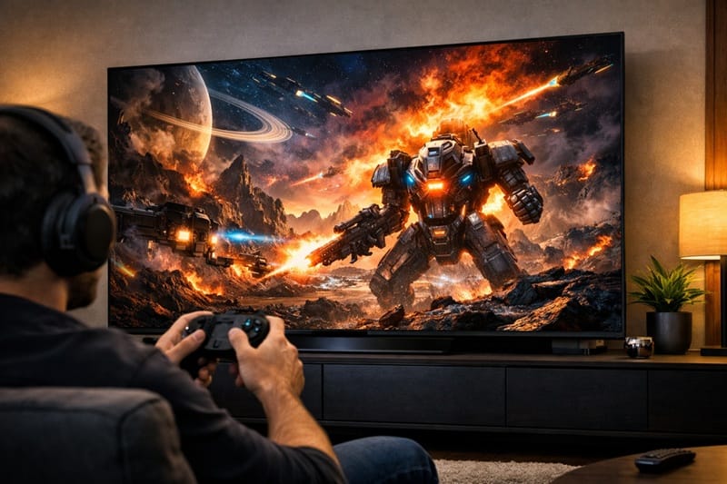 TCL 65QM64L picture quality — Mini LED gaming and HDR