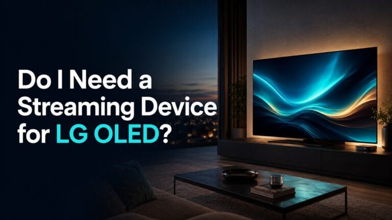 Do I Need a Streaming Device for LG OLED?