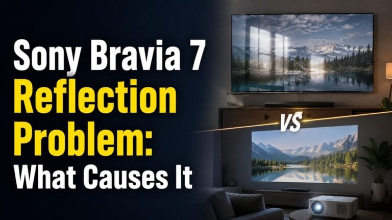 What's Causing the Sony Bravia 7 Reflection Problem?