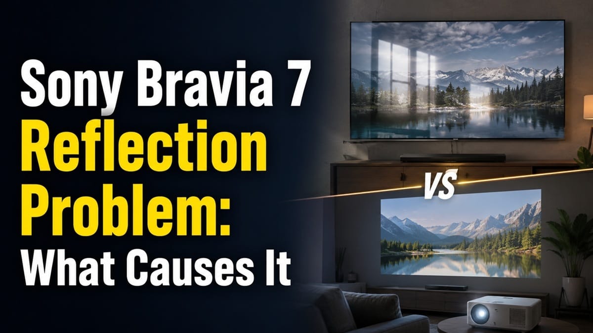 What's Causing the Sony Bravia 7 Reflection Problem?