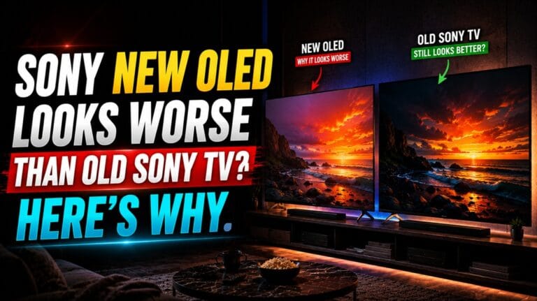 Sony New OLED Looks Worse Than Old Sony TV? Here's Why