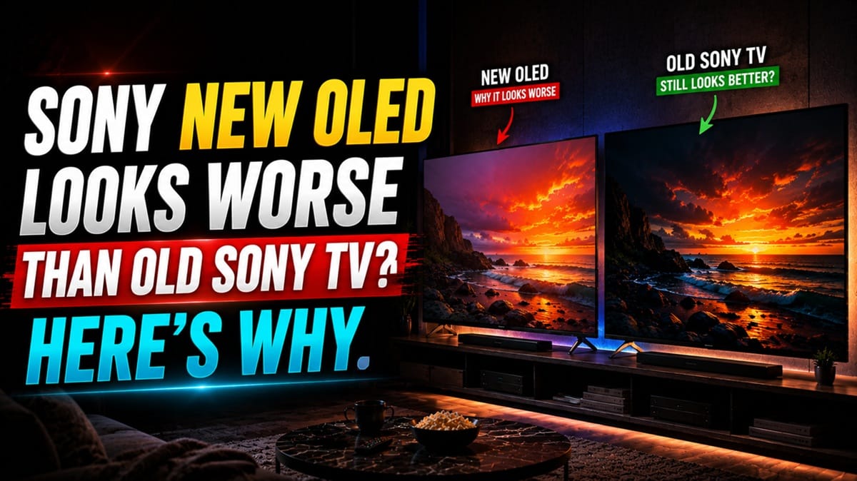 Sony New OLED Looks Worse Than Old Sony TV? Here's Why