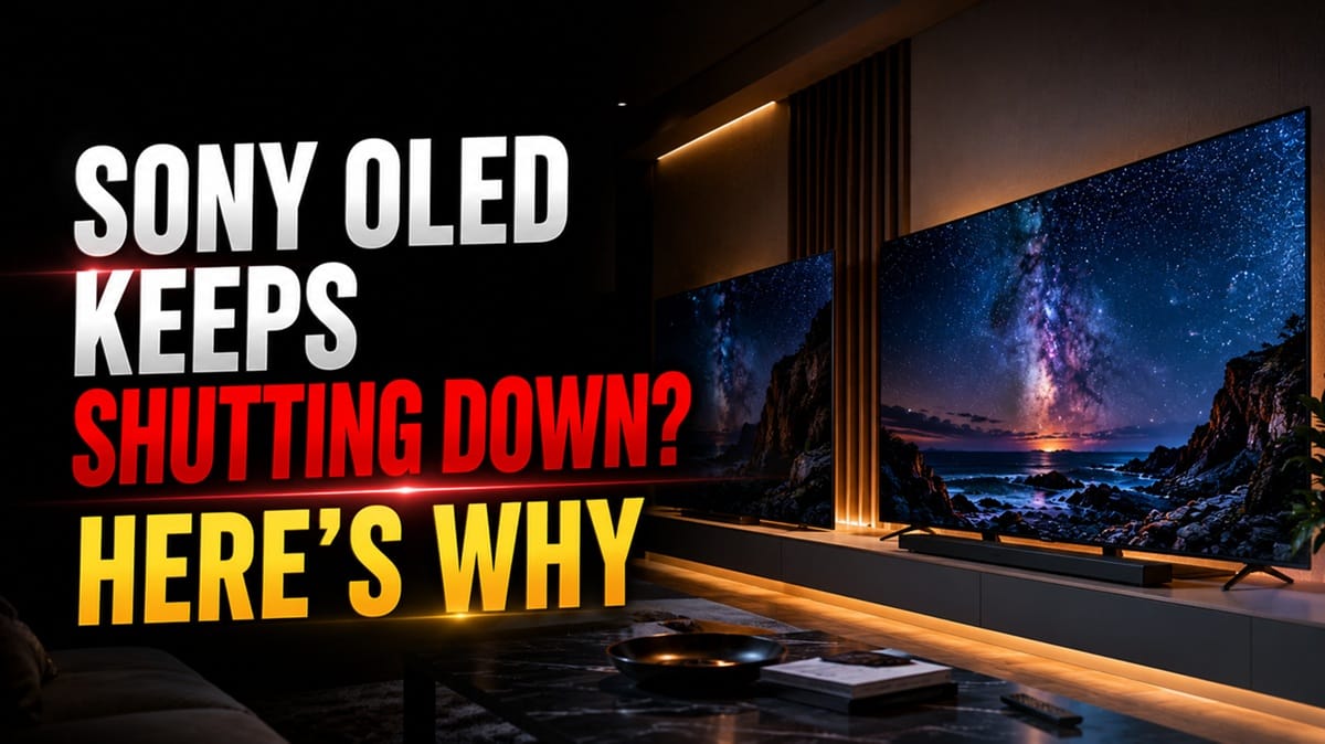 Sony OLED Keeps Shutting Down? Here's Why