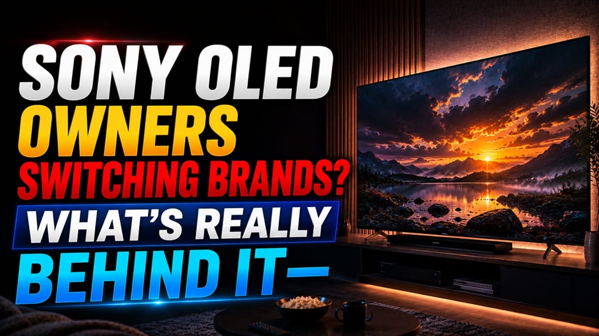 Sony OLED Owners Switching Brands? What's Really Behind It