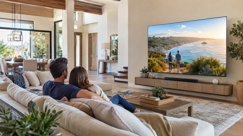 who should buy LG 75QNED73B — living room setup