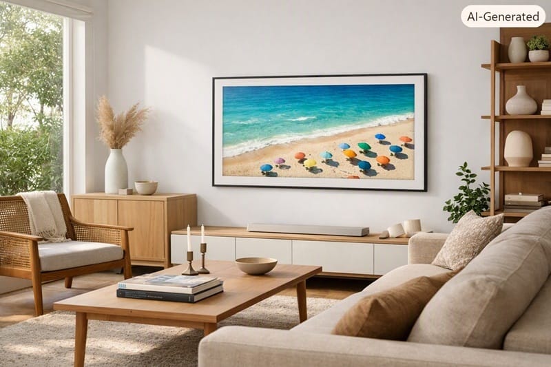 who should buy Samsung QN75LS03HE — living room Art Mode setup