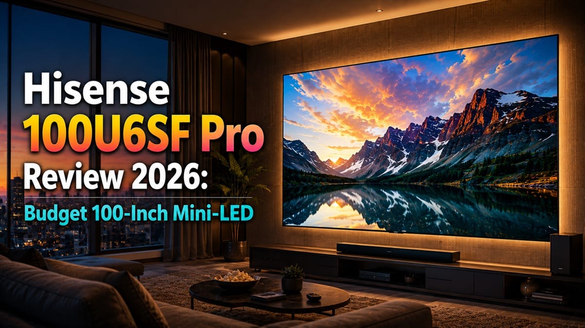 Hisense 100U6SF Pro Review: Budget 100-Inch Mini-LED (2026)