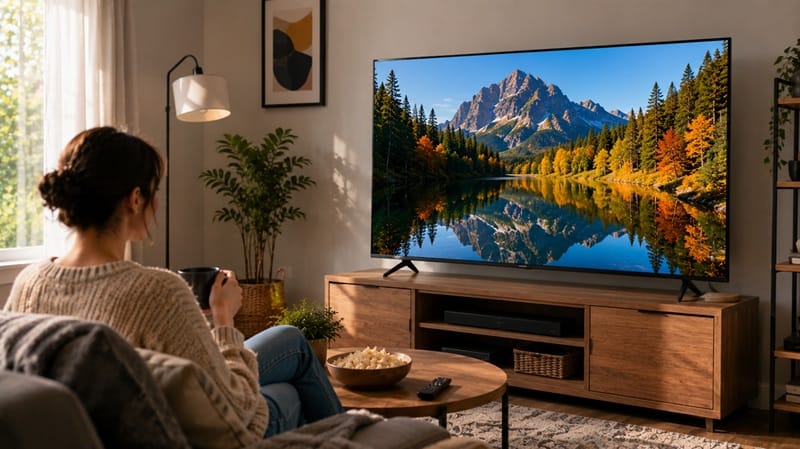 Hisense 32QD4HSR picture quality — Hi-QLED color output