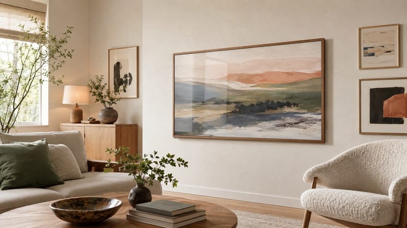 Hisense 50S7SG review — CanvasTV art mode display