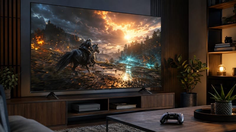 Hisense 55U7SG picture quality — HDR gaming performance