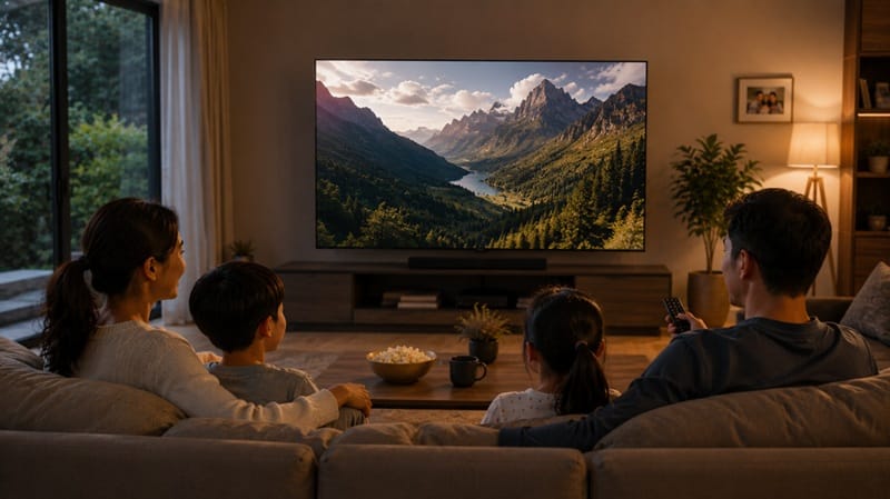 LG OLED TV in daily living room use over multiple years