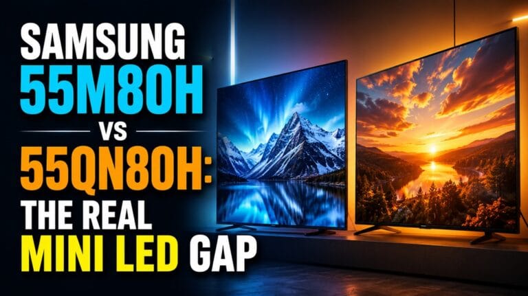 Samsung 55M80H vs Samsung 55QN80H: The Mini LED Gap