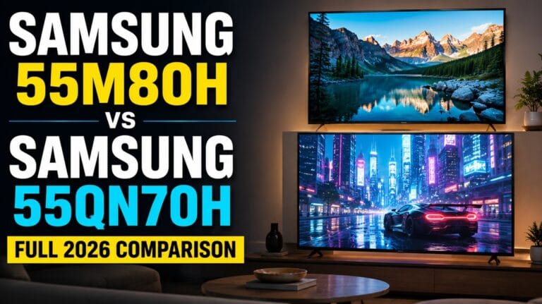 Samsung 55M80H vs Samsung 55QN70H: Full 2026 Comparison