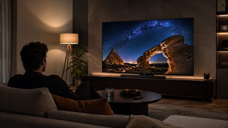 Samsung 85QN70H picture quality for sports and movies