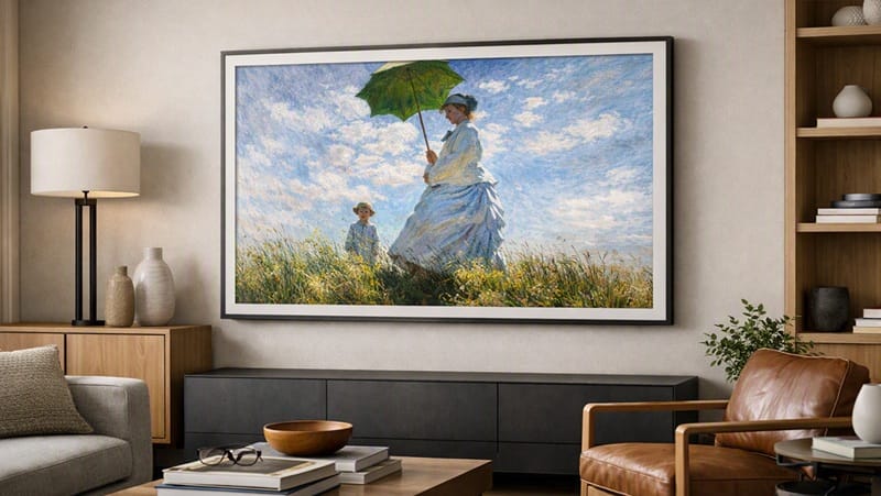 Samsung Frame Pro Art Mode wall display