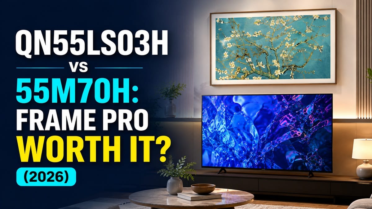 Samsung QN55LS03H vs Samsung 55M70H