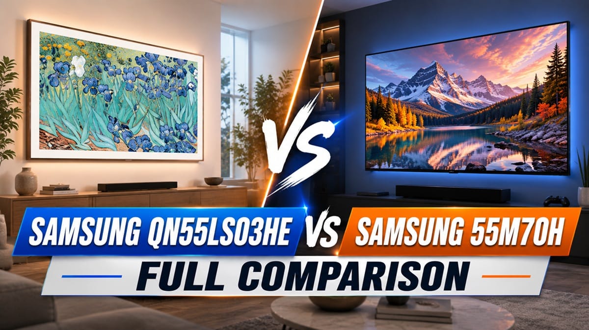 Samsung QN55LS03HE vs Samsung 55M70H: Full Comparison