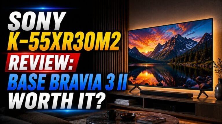 Sony K-55XR30M2 Review: Base BRAVIA 3 II Worth It?