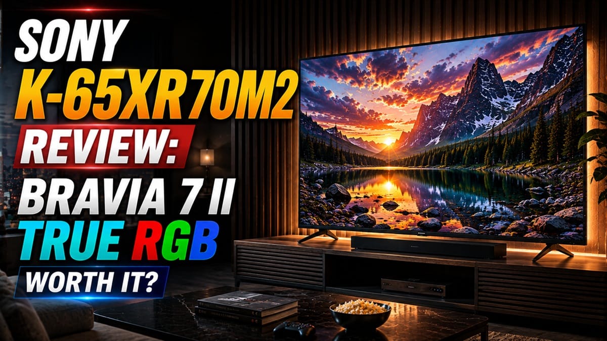 Sony K-65XR70M2 Review: BRAVIA 7 II True RGB Worth It?