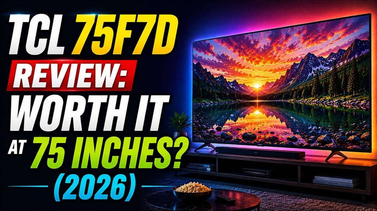 TCL 75F7D Review: Worth It at 75 Inches? (2026)