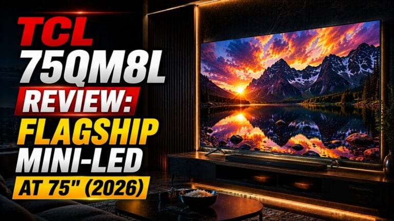 TCL 75QM8L Review: Flagship Mini-LED at 75" (2026)