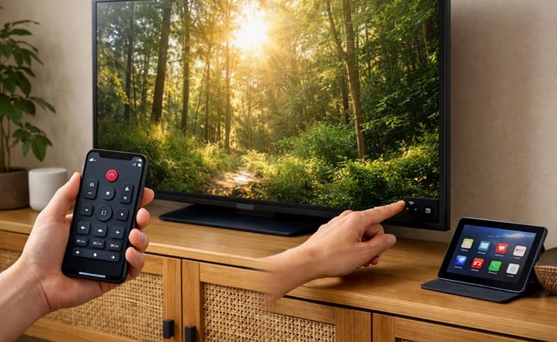 TV remote control missing from living room