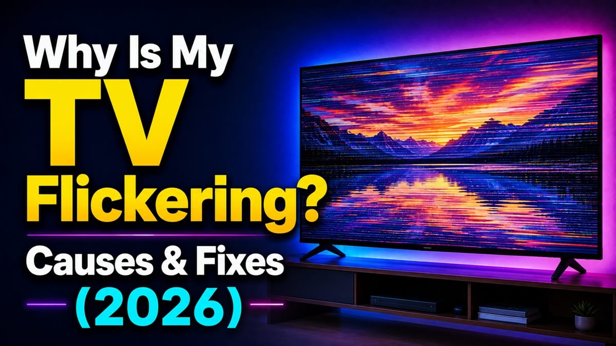 Why Is My TV Flickering? Causes & Fixes (2026)
