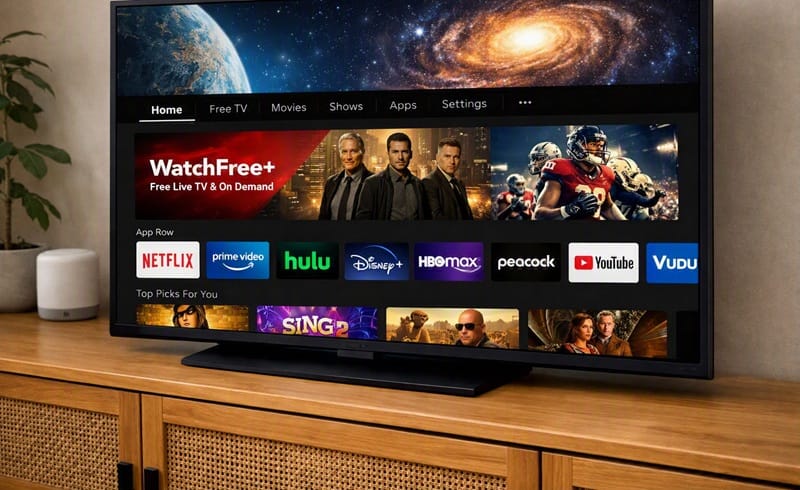 does Vizio TV have internet browser - VIZIO OS home screen