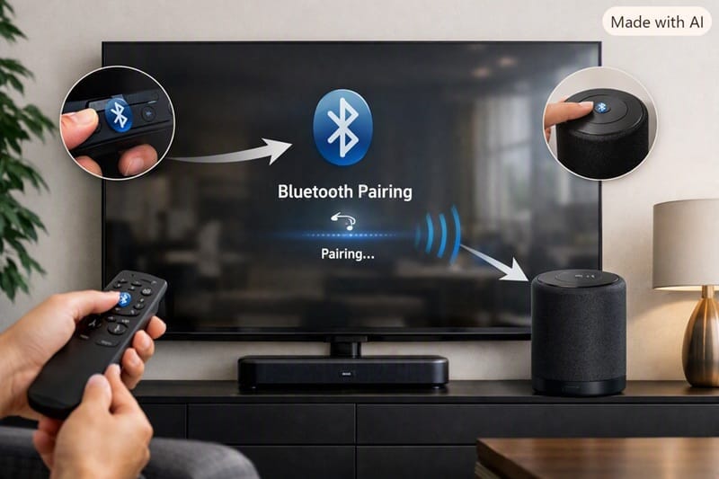 how to connect a bluetooth speaker to TV