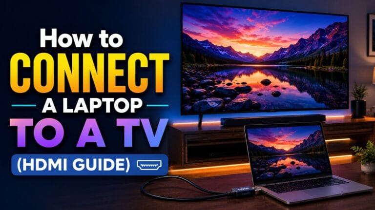 How to Connect a Laptop to a TV (HDMI Guide)