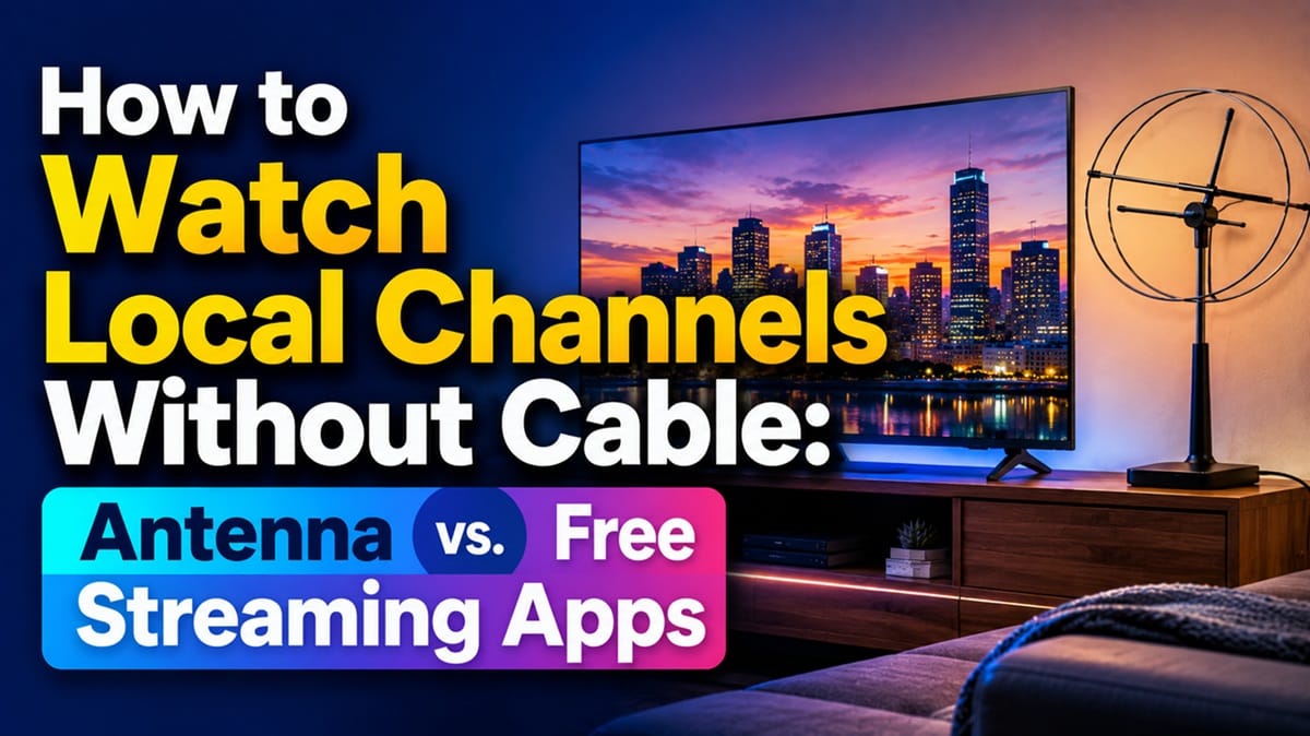 How to Watch Local Channels Without Cable (2026 Guide)