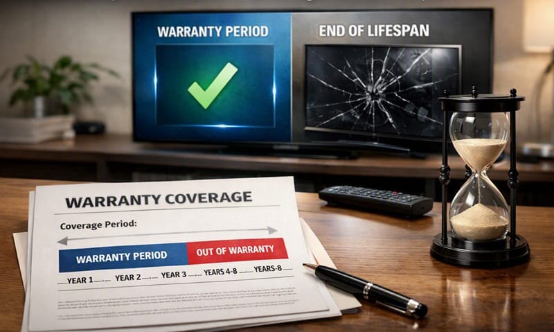 tv warranty vs lifespan — coverage window explained