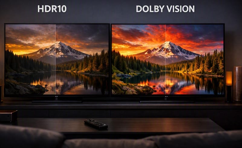 what is HDR on a TV — HDR10 vs Dolby Vision comparison