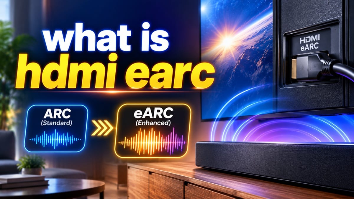 What Is HDMI eARC? ARC vs eARC Explained