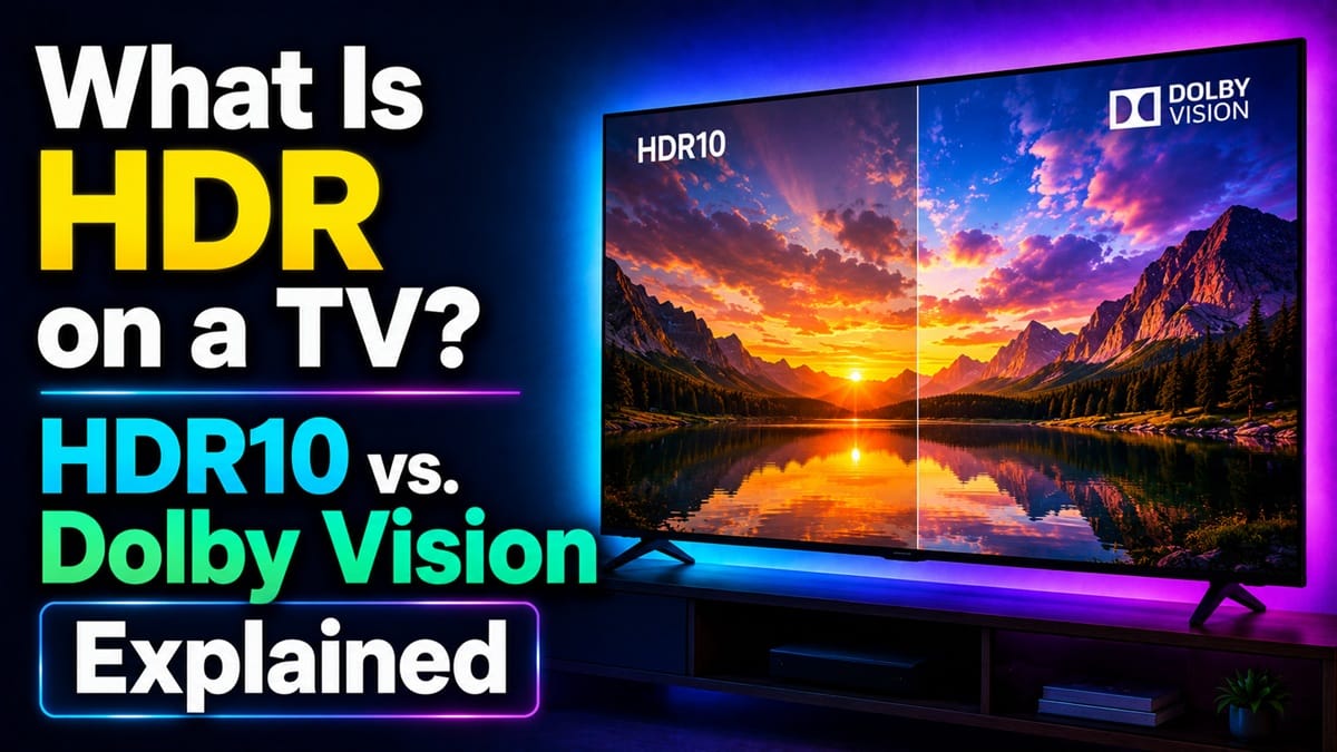 What Is HDR on a TV? HDR10 vs. Dolby Vision Explained