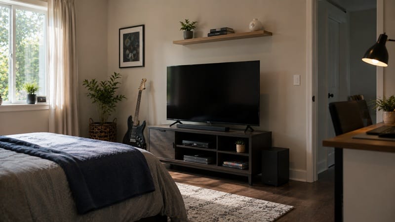 who should buy Hisense 32A4NV — bedroom TV setup