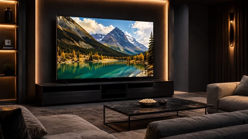 who should buy the Samsung 85QN70H — media room setup